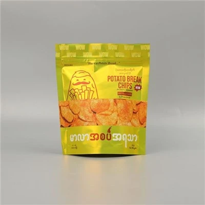 Croustilles de pommes de terre snack pochette